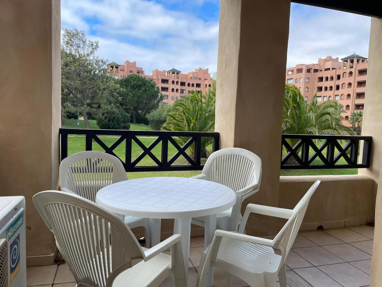 Vista Jardin En Urb. Jardines De Isla Canela. エクステリア 写真